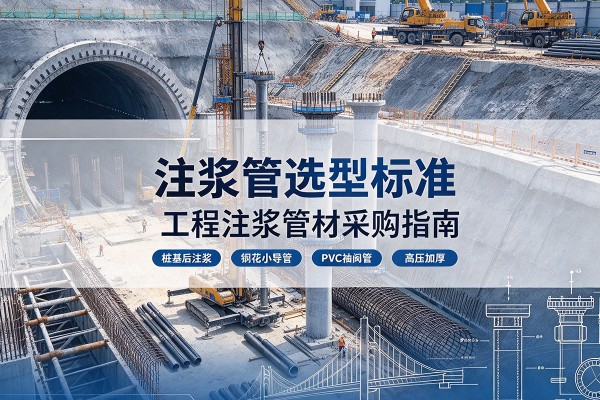 鄂尔多斯注浆管选型标准
