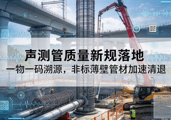 鄂尔多斯声测管质量新规落地，一物一码溯源，非标薄壁管材加速清退